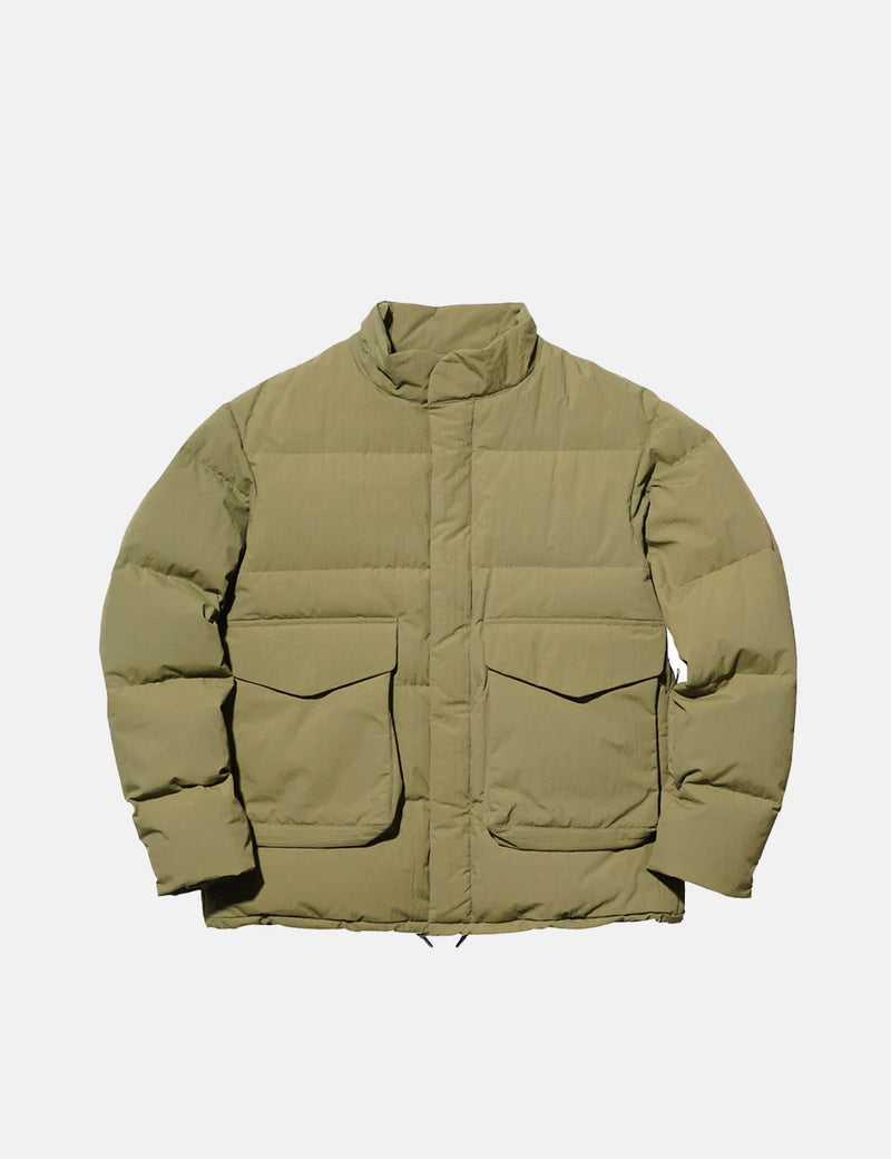 Snow Peak Recycled Down Jacket - Olive Green