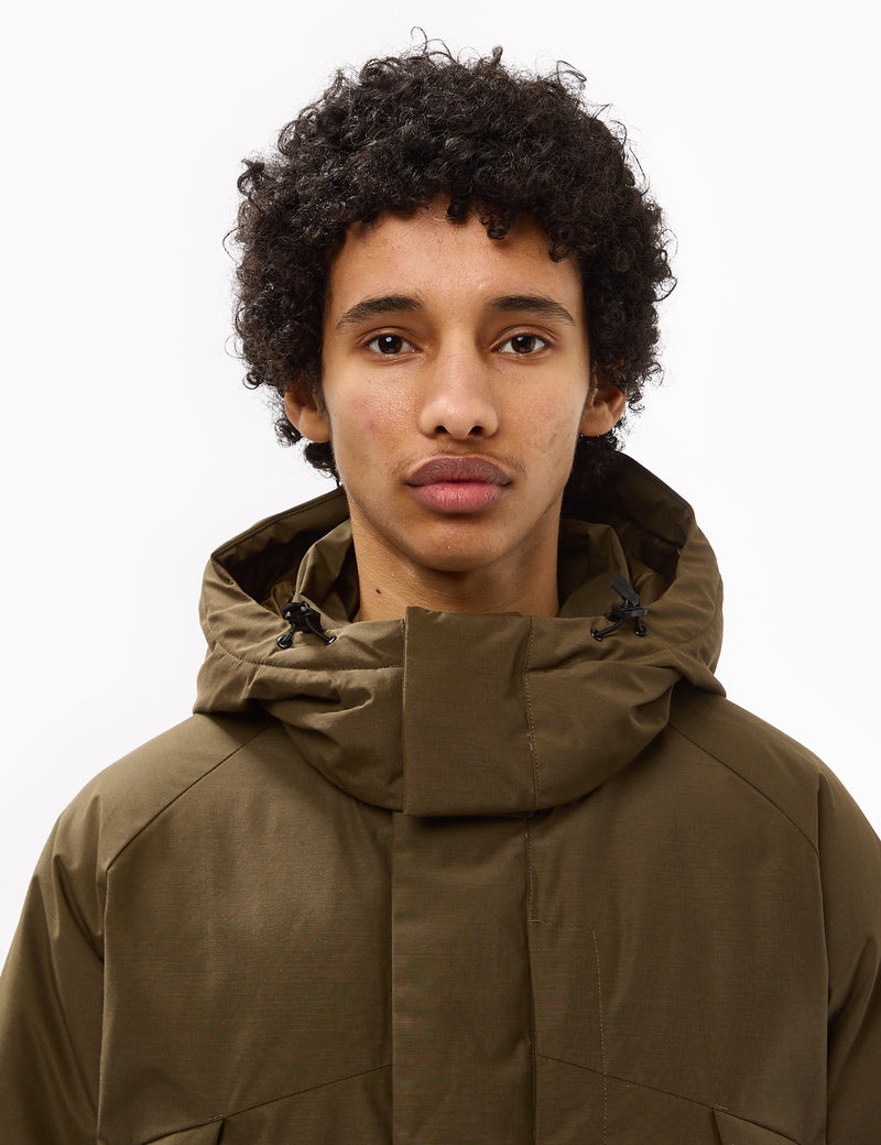 Snow Peak FR 2L Down Jacket - Olive Green