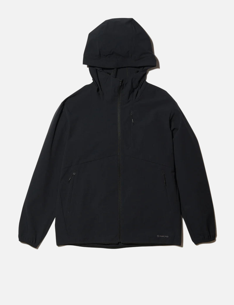 Snow Peak Active Comfort Zip Up Parka - Black