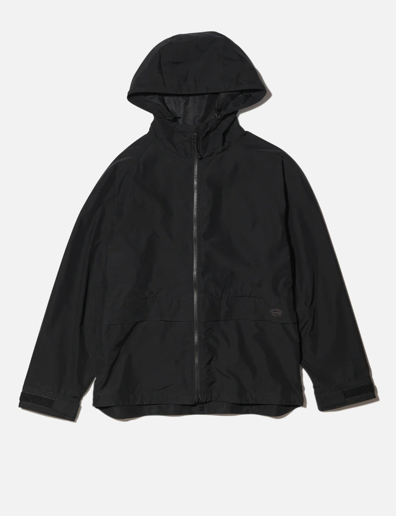 Snow Peak Light Mountain Cloth Zip Up Parka - Black