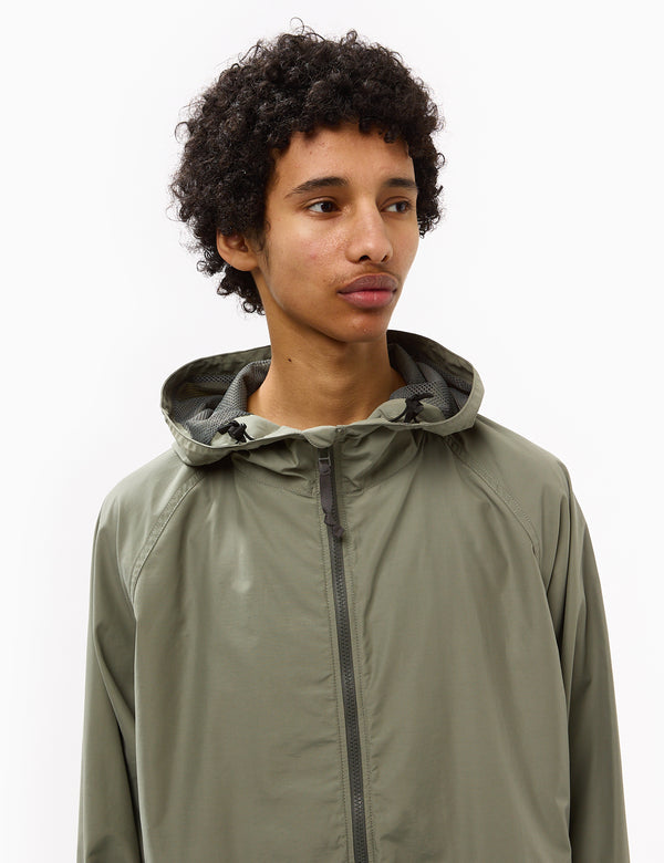 Snow Peak Light Mountain Cloth Zip Up Parka - Dark Grey