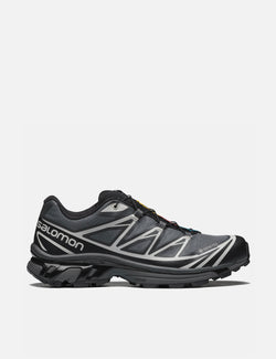 Womens Salomon XT-6 GTX Trainers - Black/Ebony/Lunar Rock