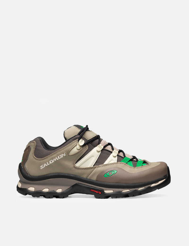 Salomon XT-Quest 2 Trainers - Falcon/Cement/Bright Green