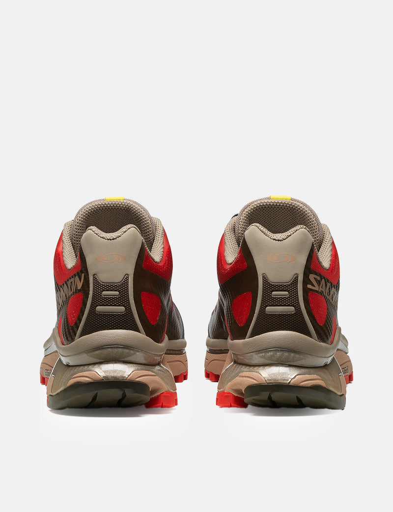 Salomon XT-4 OG Trainers - Wren/Vintage Khaki/Aurora Red