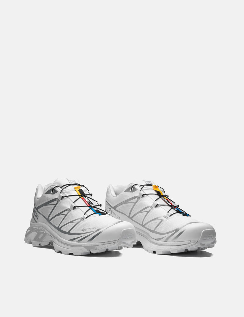 Salomon XT-6 GTX Gore-Tex Trainers - White/White/Ftw Silver