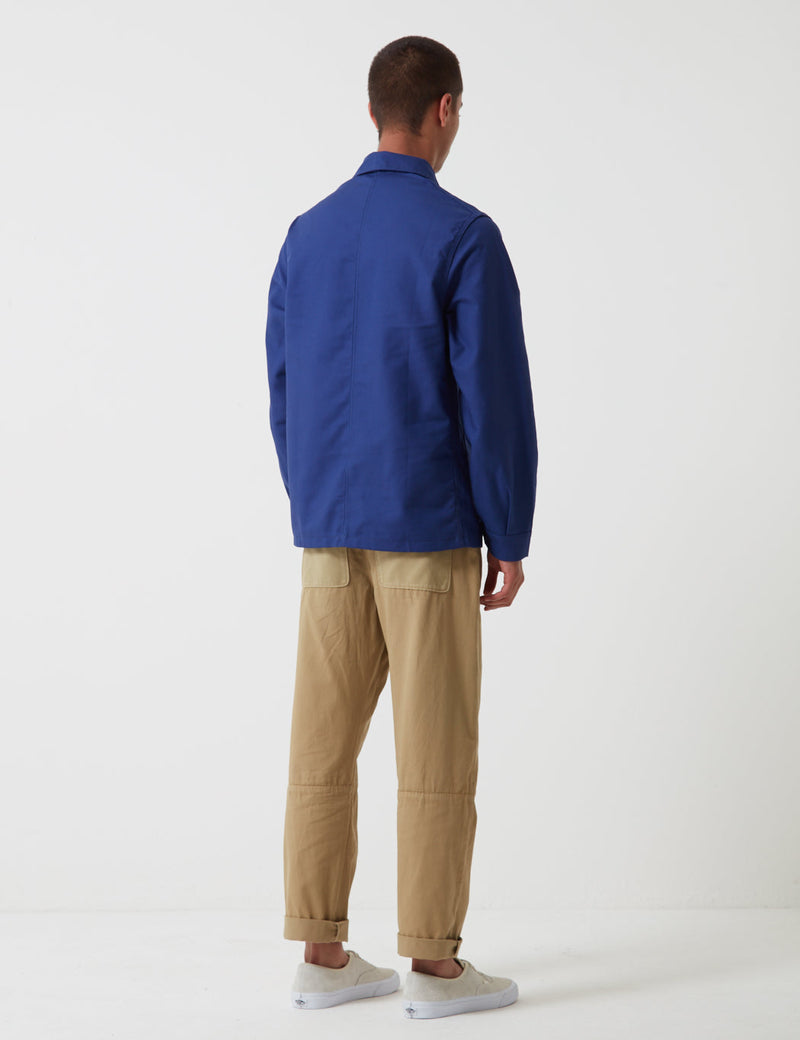 Le Laboureur Cotton Work Jacket - Navy Blue