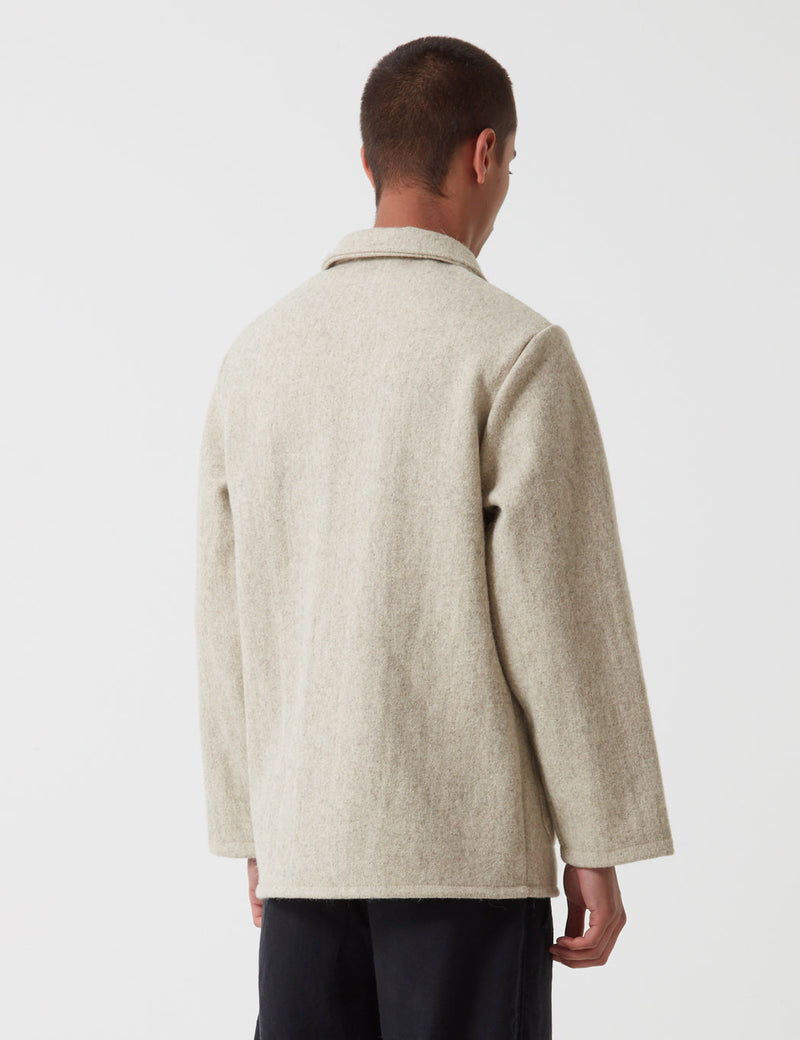 Le Laboureur Burel Wool Work Jacket - Beige