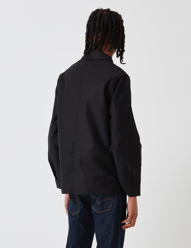 Le Laboureur Moleskin Work Jacket - Black