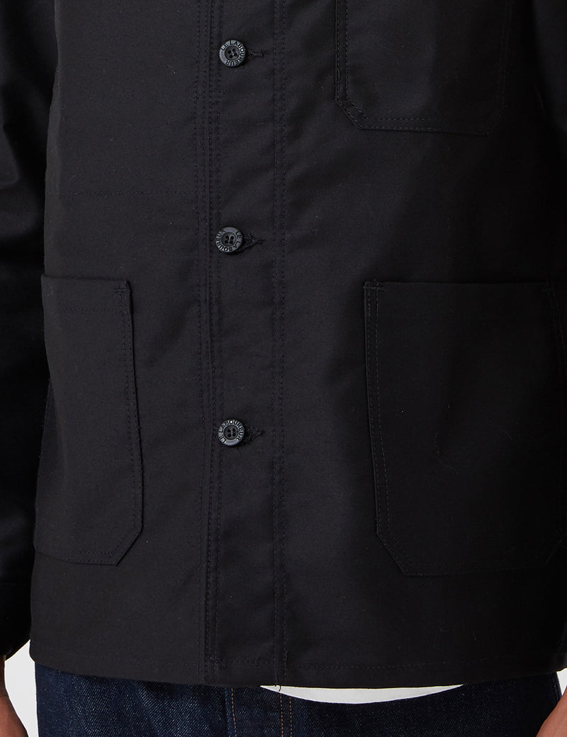 Le Laboureur Moleskin Work Jacket - Black