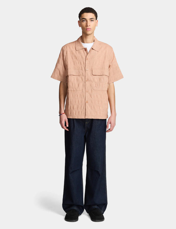 Larriet Kendalls Short Sleeve Shirt - Clay Plaid