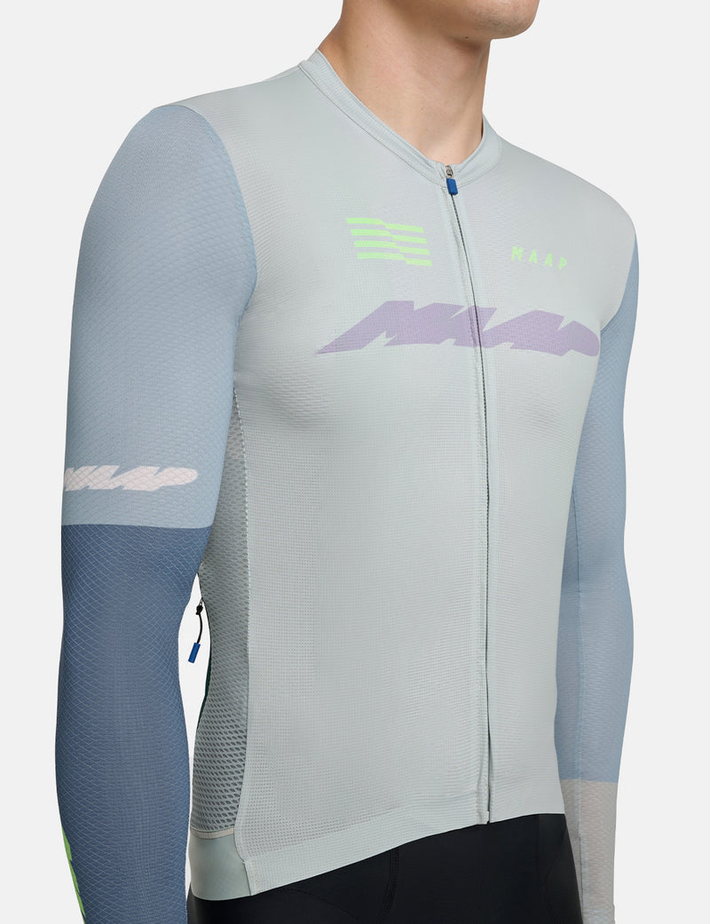 Maillot à manches longues MAAP Eclipse Pro Air 2.0 - Gris os