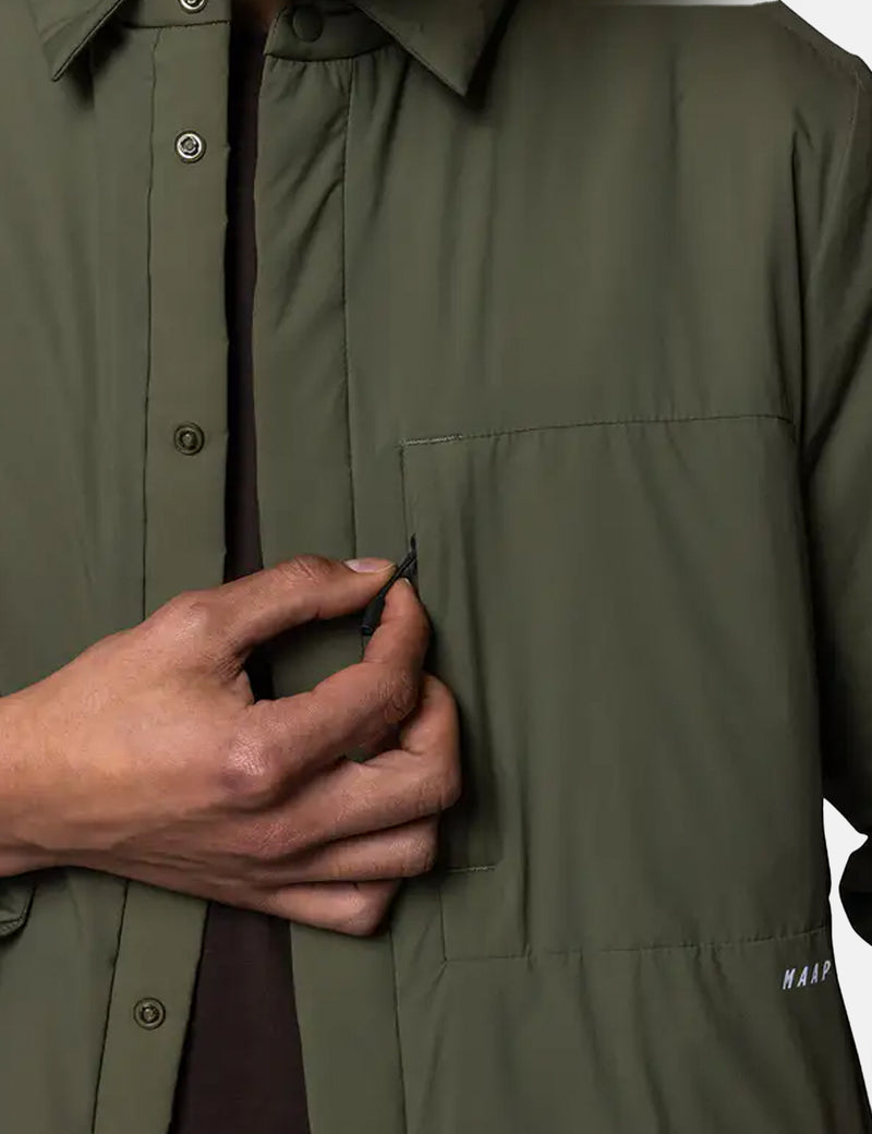 MAAP Padded Overshirt - Limestone Green I Article.