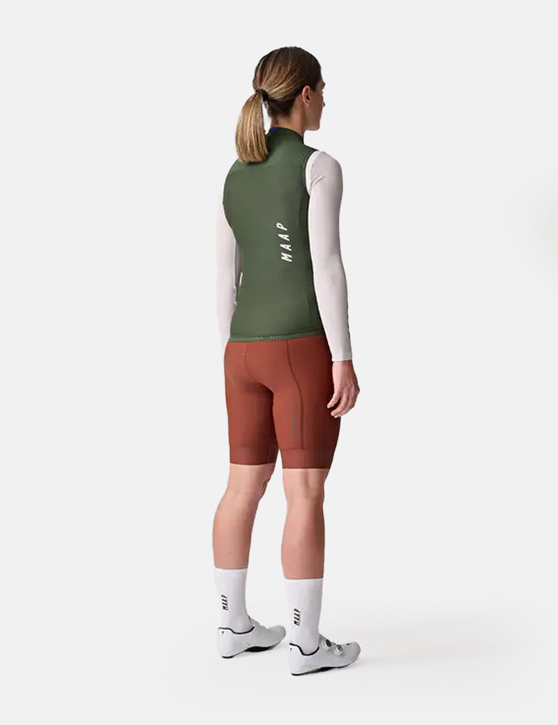 MAAP Womens Draft Team Vest - Bronze Green