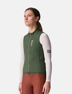 MAAP Womens Draft Team Vest - Bronze Green