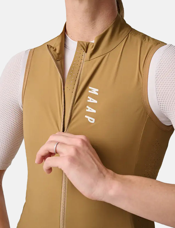 MAAP Womens Draft Team Vest - Fawn Brown