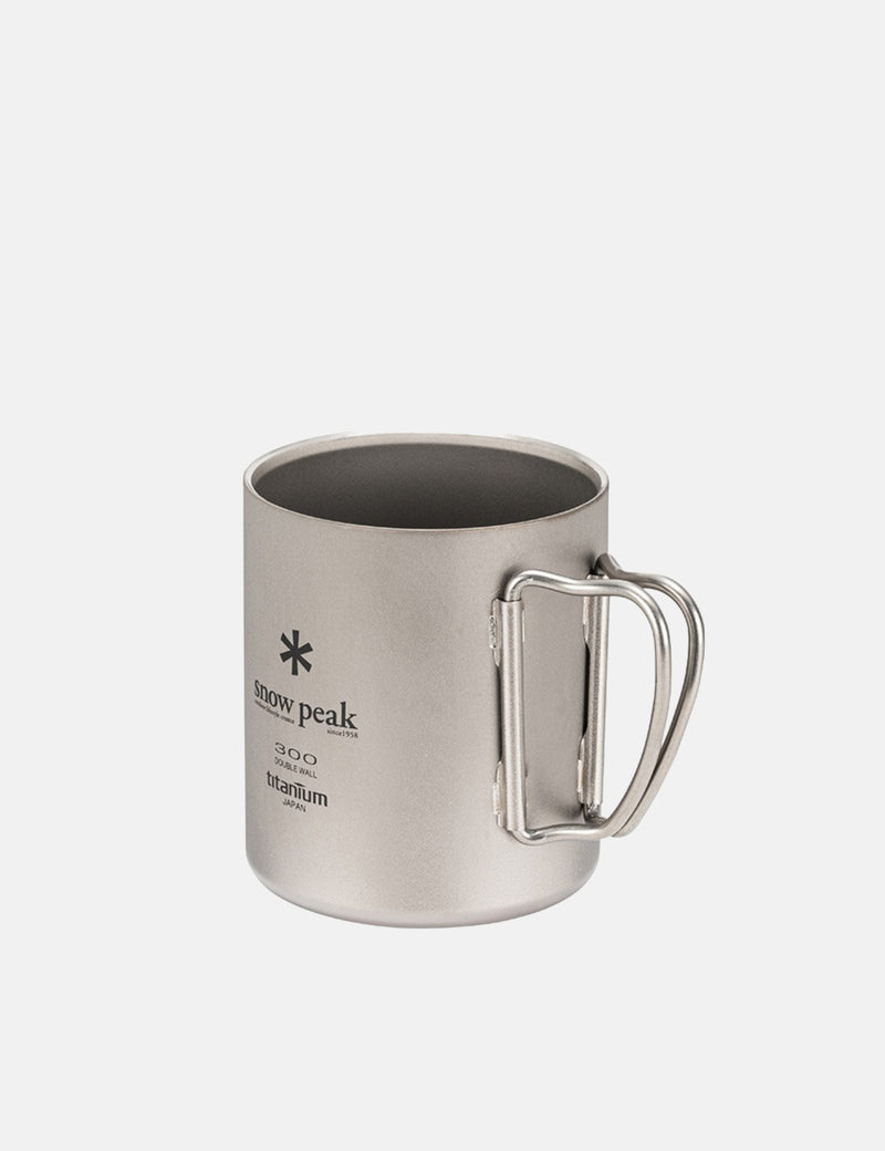 Snow Peak Ti-Double Mug (300ml) - Silver