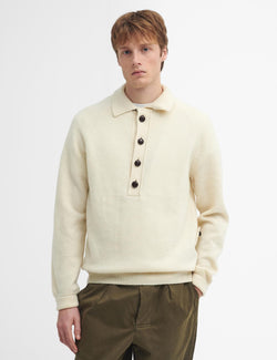 Barbour x TO KI TO Midden Knit - Chalk