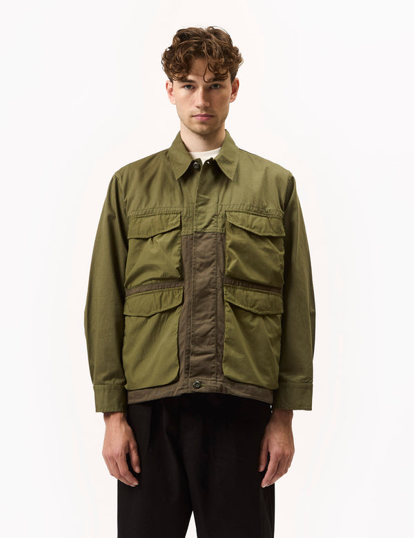 Universal Works Parachute Field Jacket Ii (Twill) - Olive Green