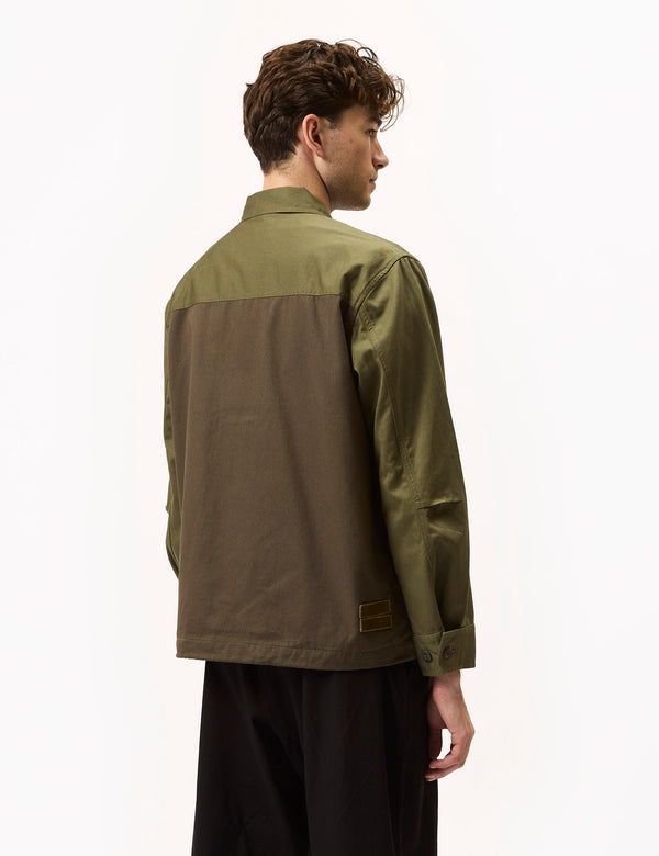 Universal Works Parachute Field Jacket Ii (Twill) - Olive Green