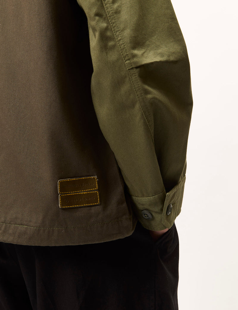 Universal Works Parachute Field Jacket Ii (Twill) - Olive Green