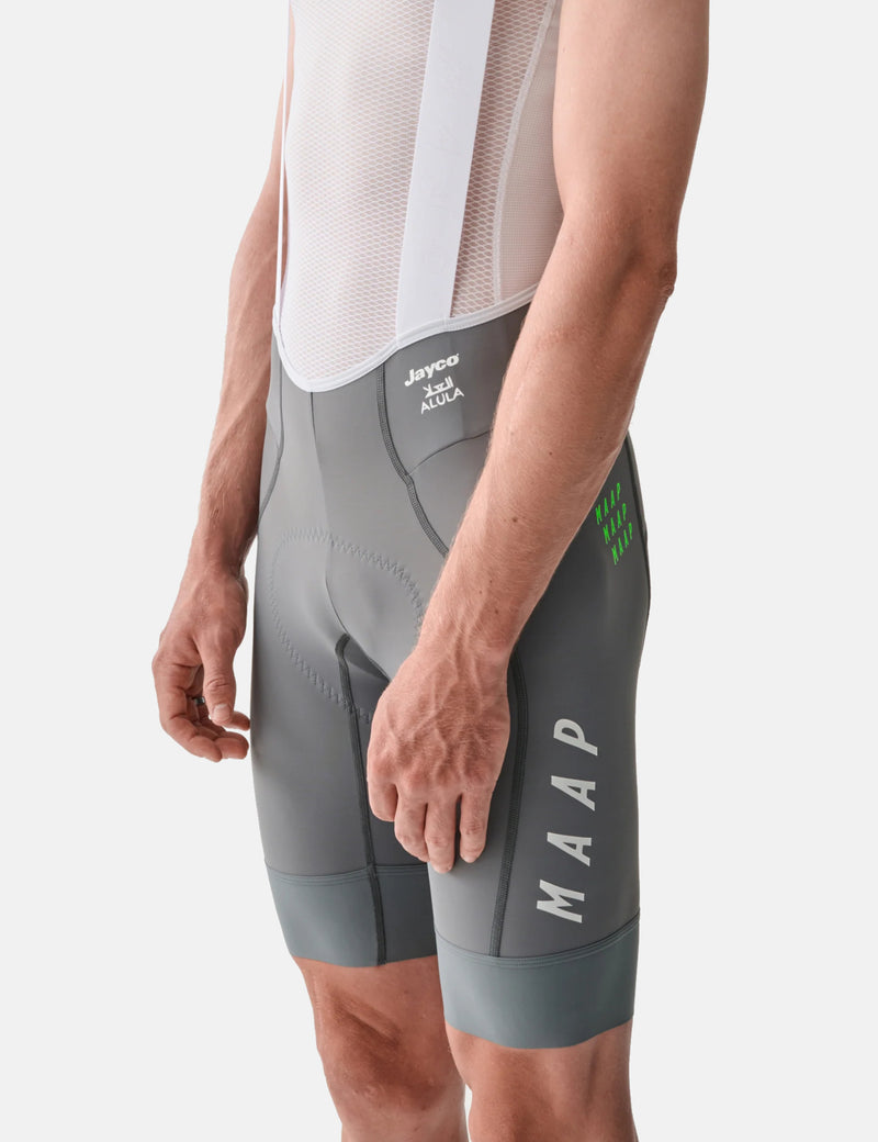 Maap World Tour Team Bib Shorts Evo - Shadow Grey/White