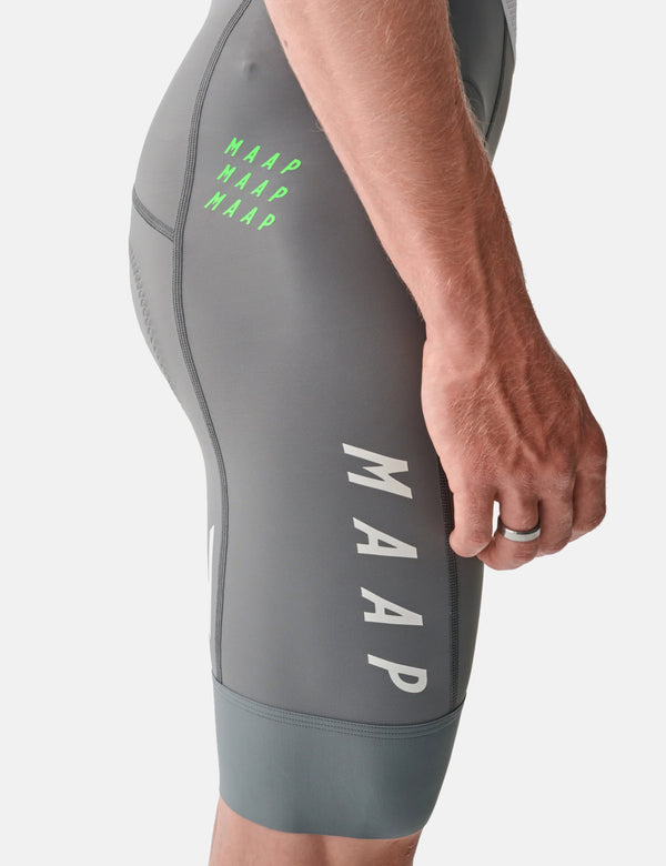 Maap World Tour Team Bib Shorts Evo - Shadow Grey/White