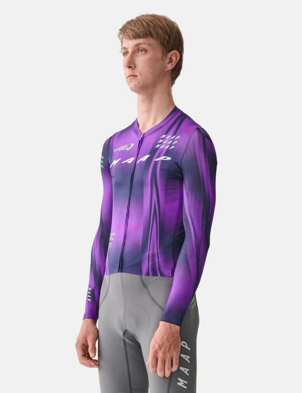 Maap World Tour Pro Air Long Sleeve Jersey - Aurora/Midnight Blue