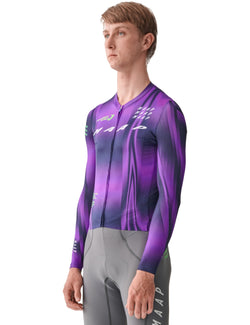 Maap World Tour Pro Air Long Sleeve Jersey - Aurora/Midnight Blue