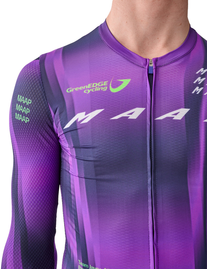 Maap World Tour Pro Air Long Sleeve Jersey - Aurora/Midnight Blue