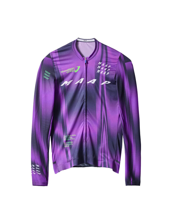 Maap World Tour Pro Air Long Sleeve Jersey - Aurora/Midnight Blue