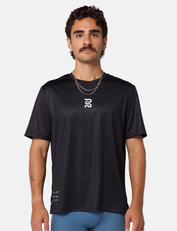 Bandit Runner Grid Drift Performance Tee - Black