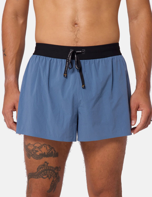 Bandit Vento Men's 3" Splitty Shorts - Steel Blue