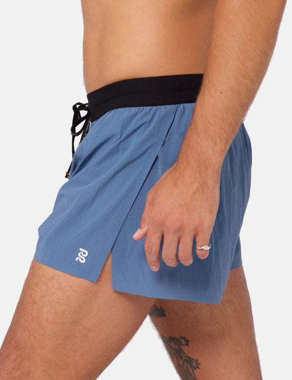 Bandit Vento Men's 3" Splitty Shorts - Steel Blue