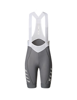 Maap Women's World Tour Team Bib Shorts Evo - Shadow Grey/White