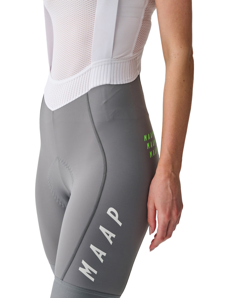 Maap Women's World Tour Team Bib Shorts Evo - Shadow Grey/White