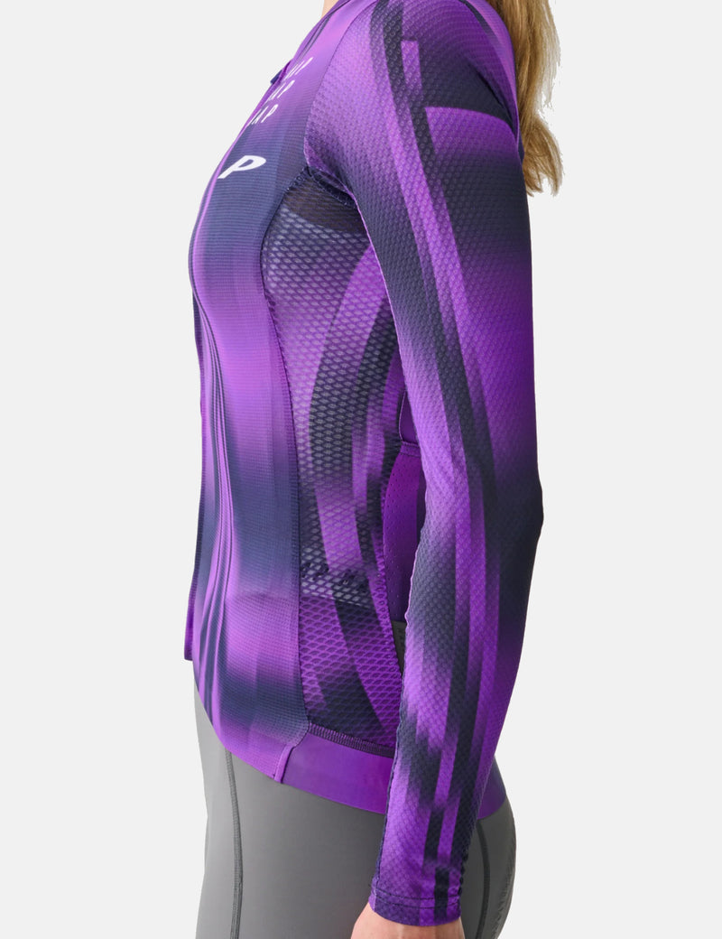 Maap Women's World Tour Pro Air Long Sleeve Jersey - Aurora/Midnight Blue