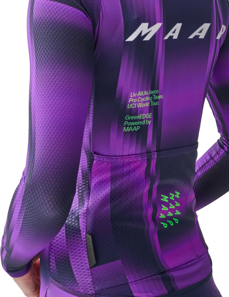 Maap Women's World Tour Pro Air Long Sleeve Jersey - Aurora/Midnight Blue