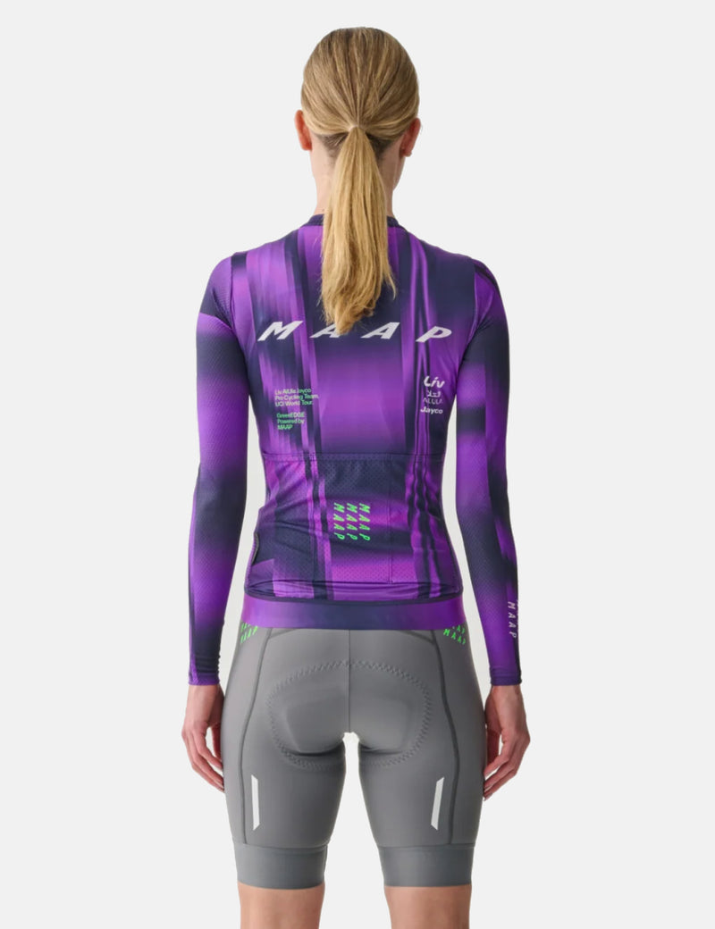 Maap Women's World Tour Pro Air Long Sleeve Jersey - Aurora/Midnight Blue