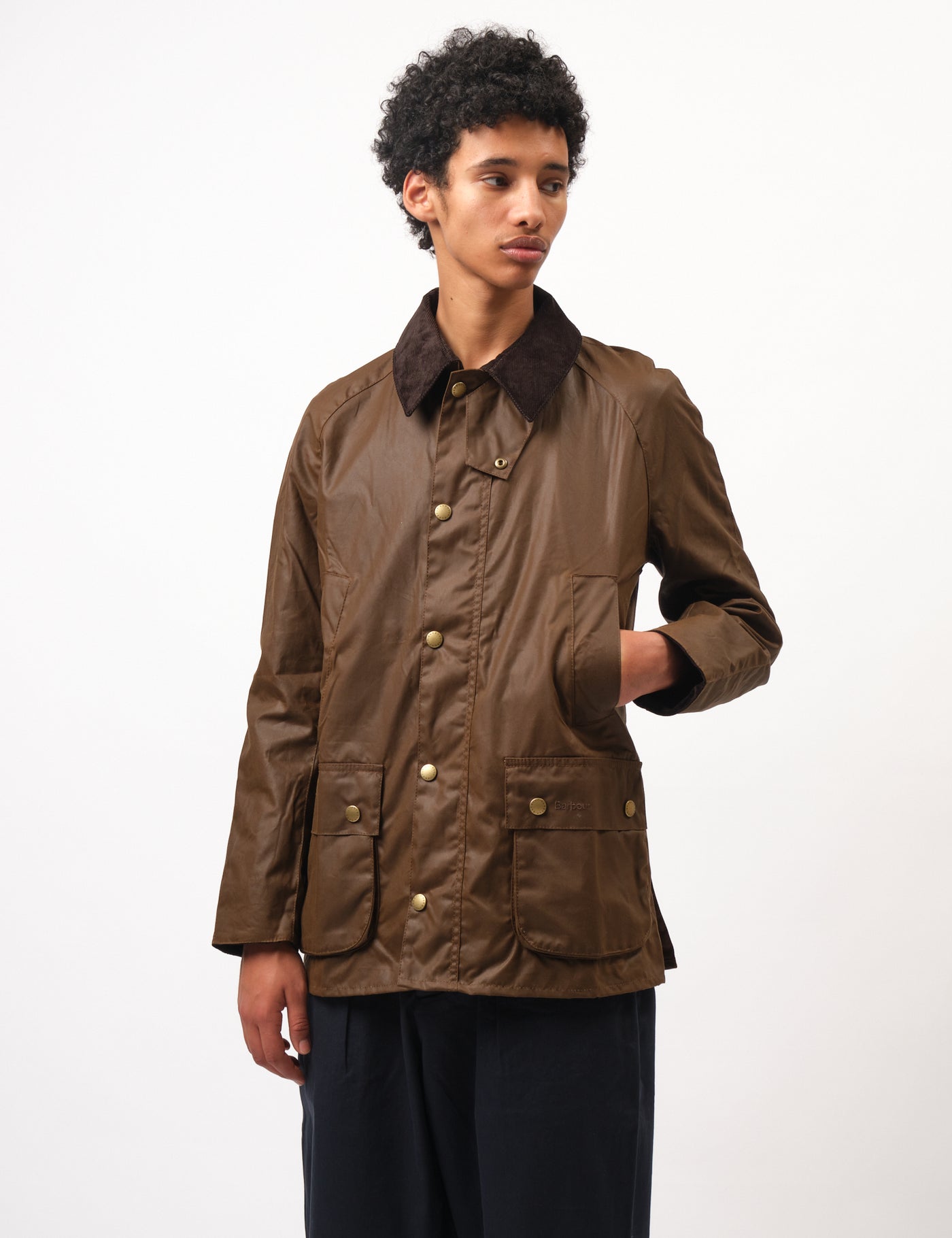 Barbour Ashby Wax Jacket Bark Brown I Article