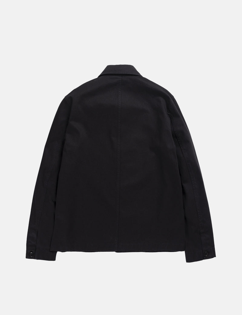 Norse Projects Tyge Broken Twill Overshirt (Organic) - Black I