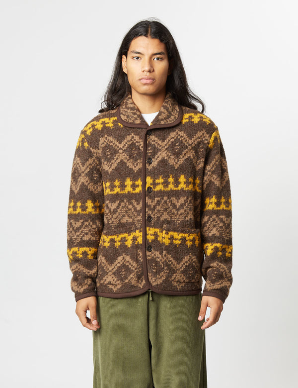 Universal Works Lancaster Jacket (Wool) - Brown