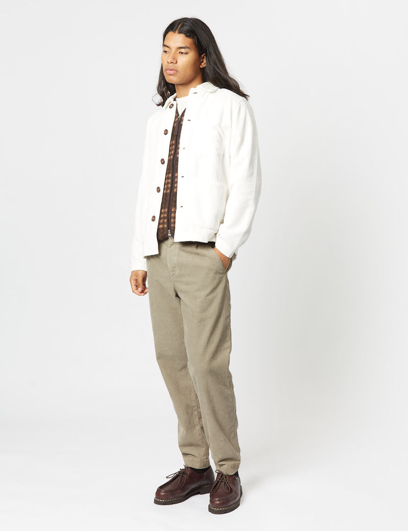 Universal Works Field Jacket (Corduroy) - Ecru