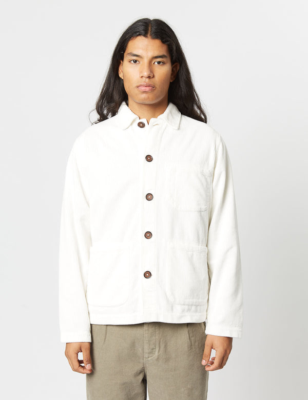 Universal Works Field Jacket (Corduroy) - Ecru