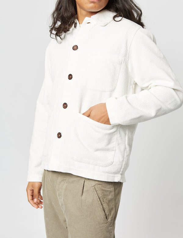 Universal Works Field Jacket (Corduroy) - Ecru