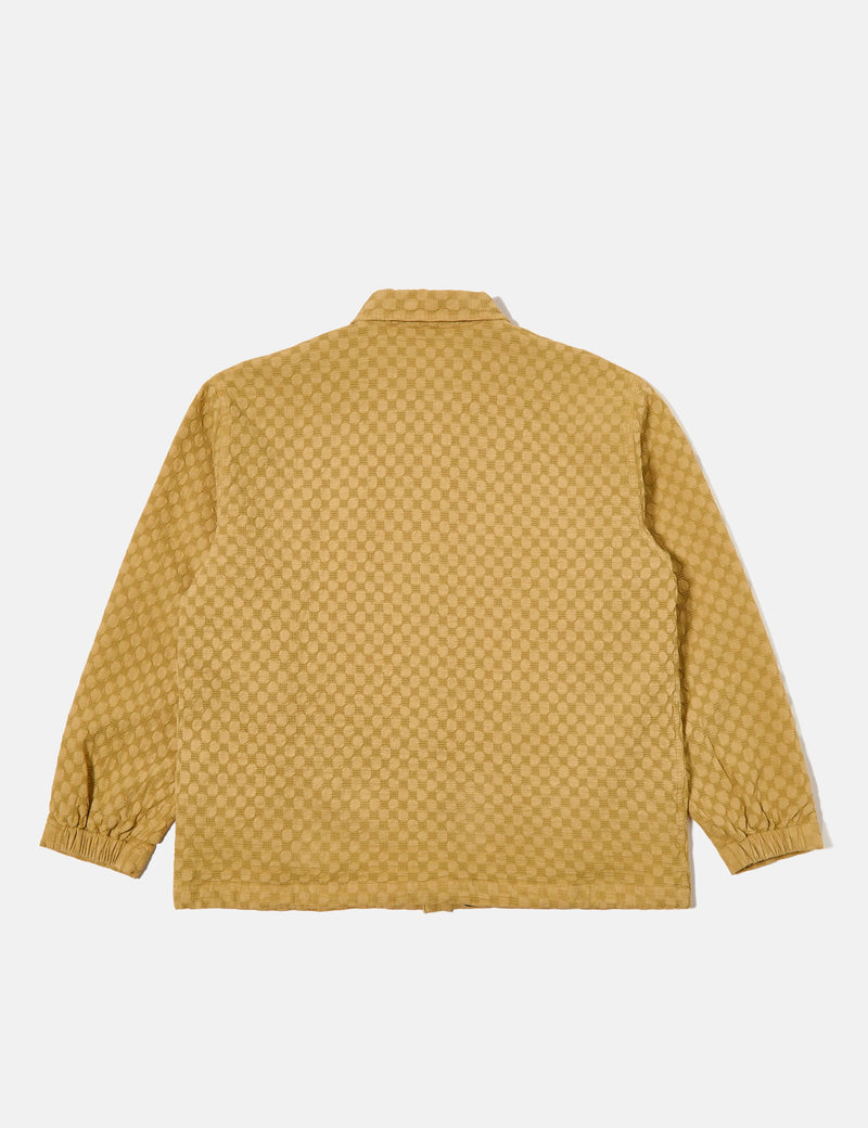 Universal Works Head Coach Jacket (Dot Waffle) - Camel