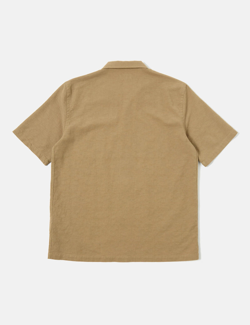 Universal Works Road Shirt (Kamura Cotton) - Olive Green