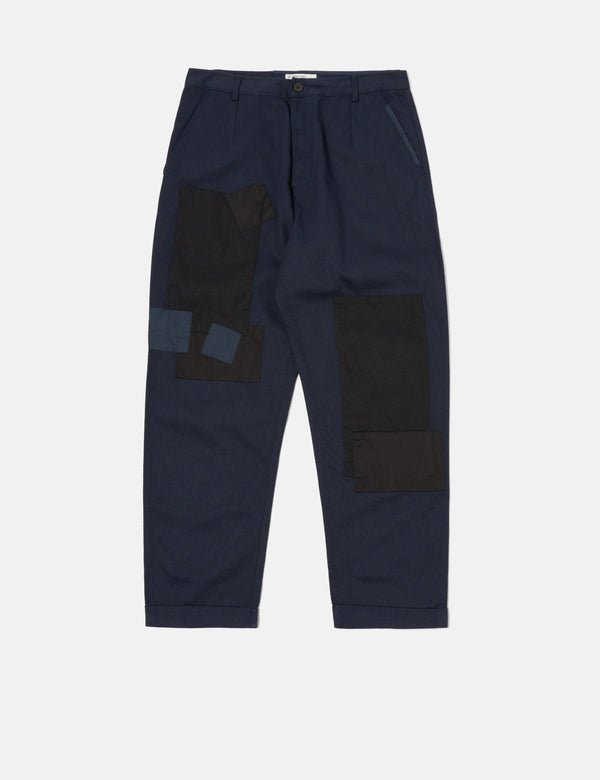 Universal Works Patched Super Chino (Twill Mix) - Navy Blue