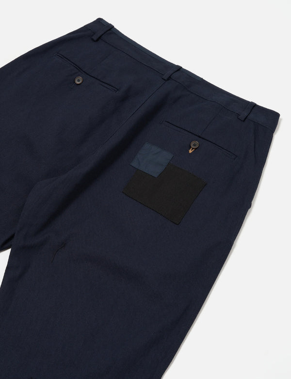 Universal Works Patched Super Chino (Twill Mix) - Navy Blue