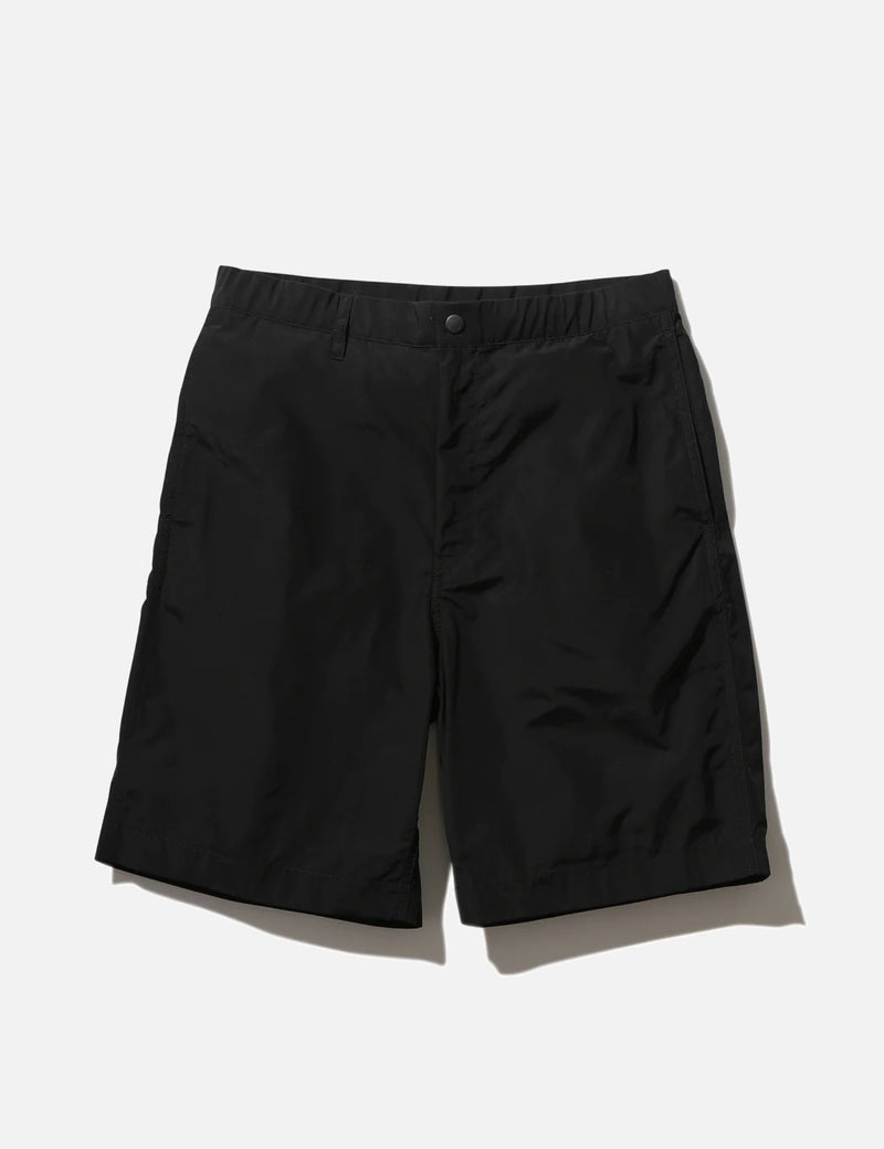 Snow Peak Light Mountain Cloth Shorts - Black