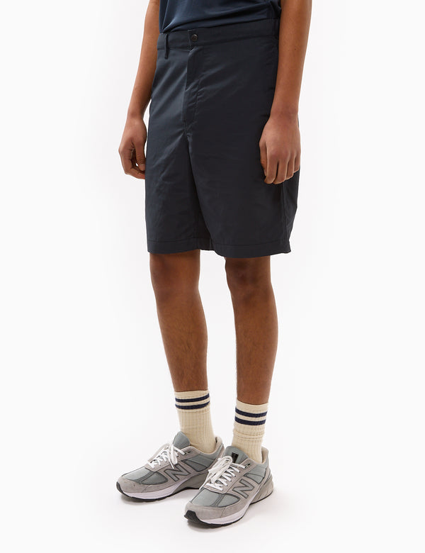 Snow Peak Light Mountain Cloth Shorts - Midnight Blue